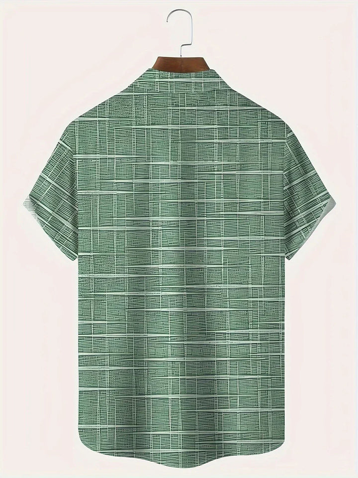 Lenoir™ | Elegant striped and checked shirt