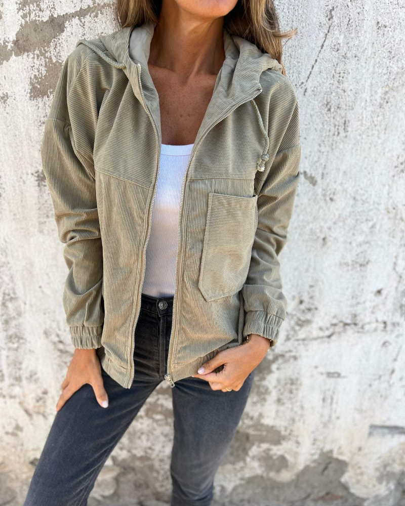 Evelyn | Hooded Jacket With Zip