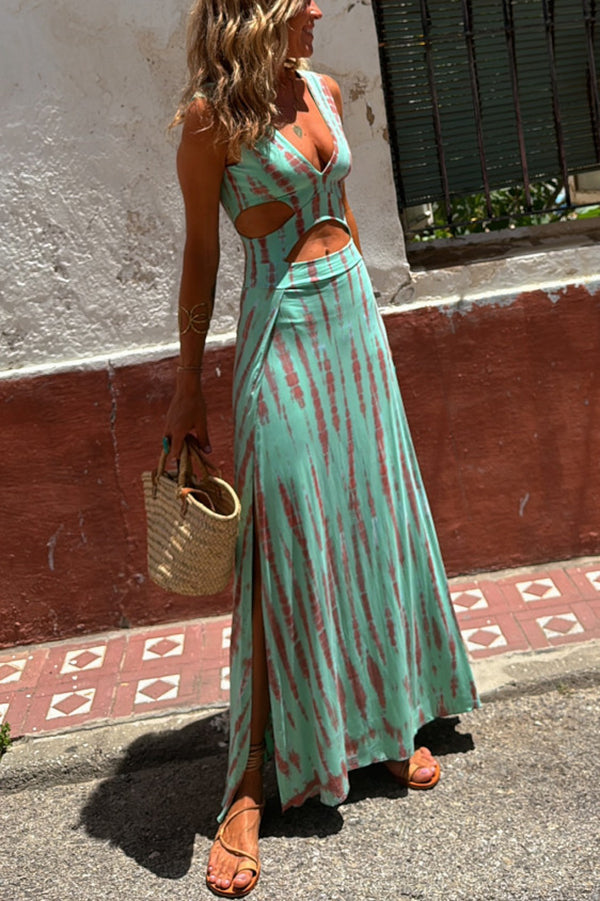 Florie | Cut-Out Plunge Dress