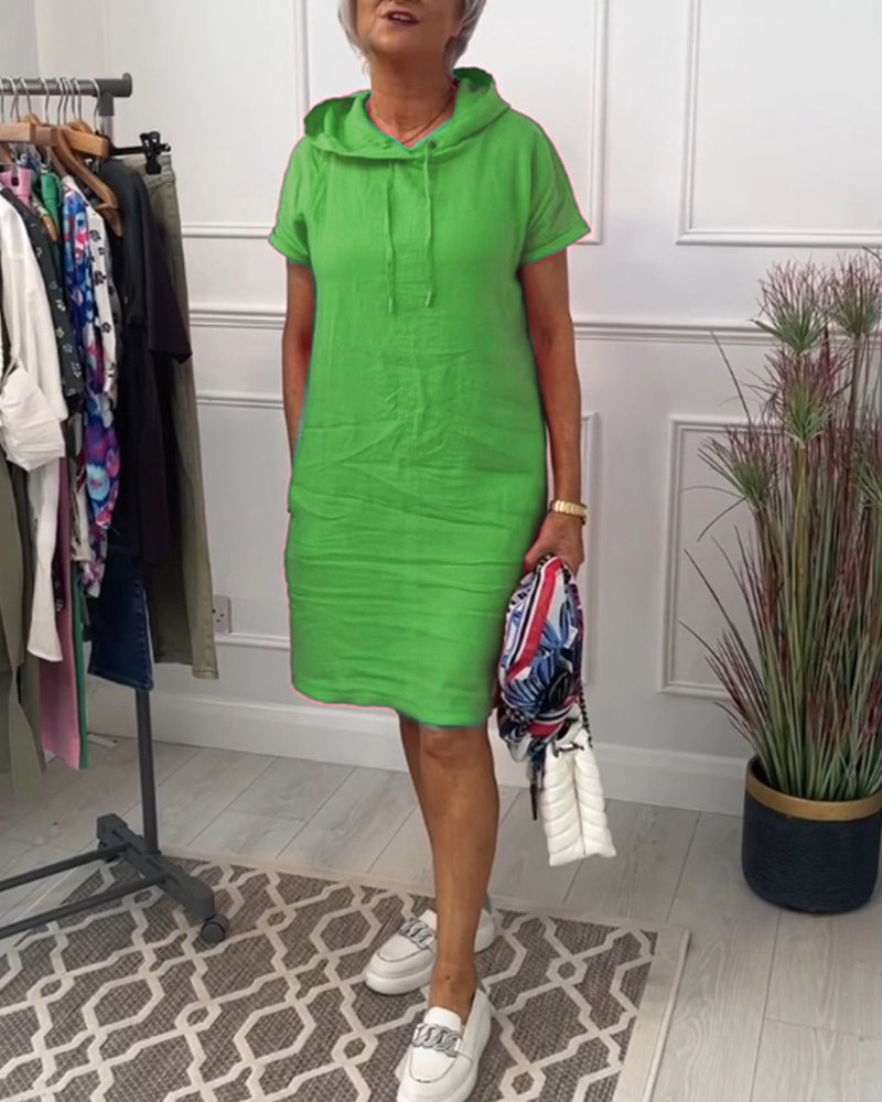 Tess™ | Casual Hoodie Summer Dress
