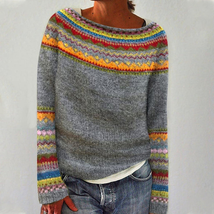 Silla | Retro Knitted Sweater