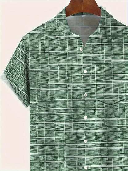 Lenoir™ | Elegant striped and checked shirt