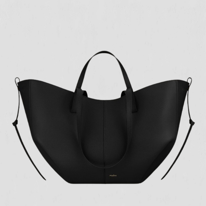 Alice | Shapely Tote Bag With Side Gathers