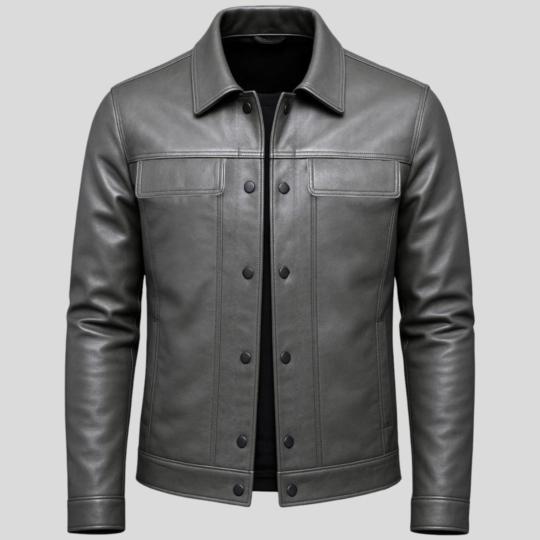 Stalen™ | Stylish Leather Spring Jacket