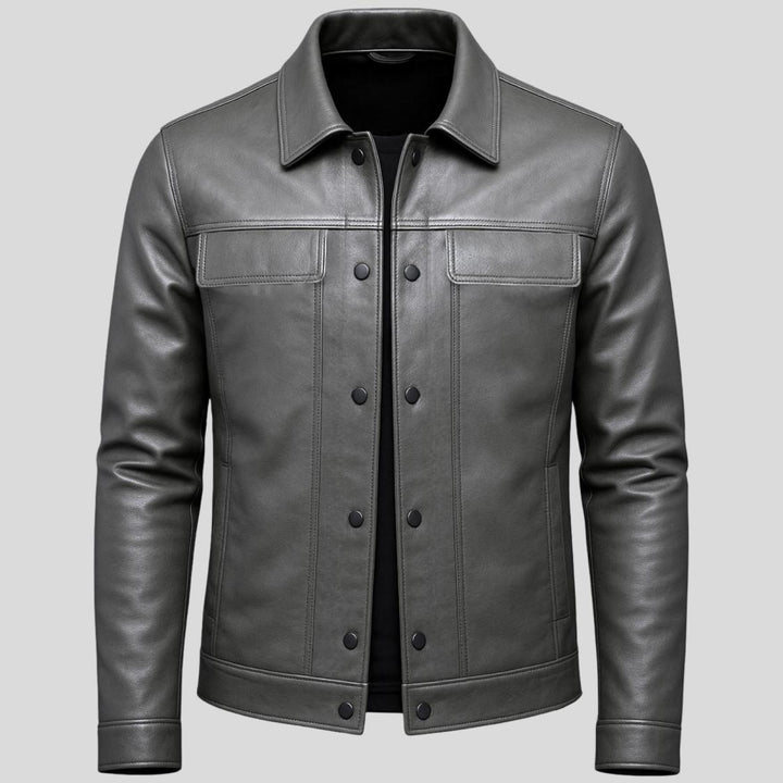 Stalen™ | Stylish Leather Spring Jacket
