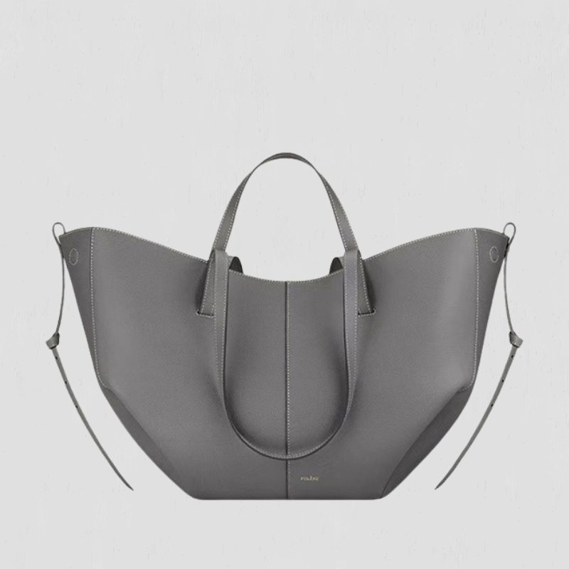 Alice | Shapely Tote Bag With Side Gathers