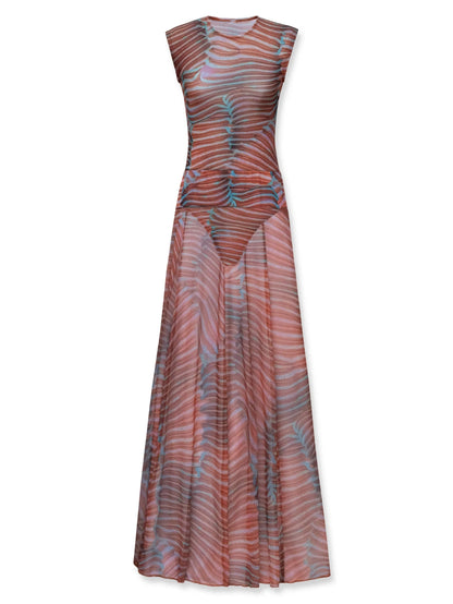 Charlotte | Elegant Body Suit Set With Long Skirt