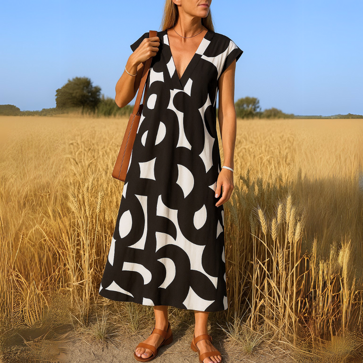 Valérie | Fluid V-Neck Dress