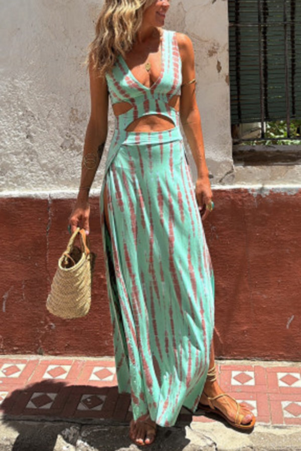 Florie | Cut-Out Plunge Dress