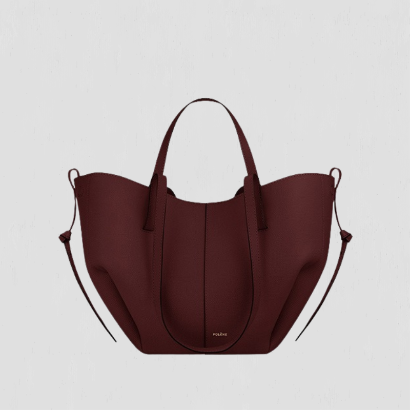 Alice | Shapely Tote Bag With Side Gathers