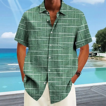 Lenoir™ | Elegant striped and checked shirt