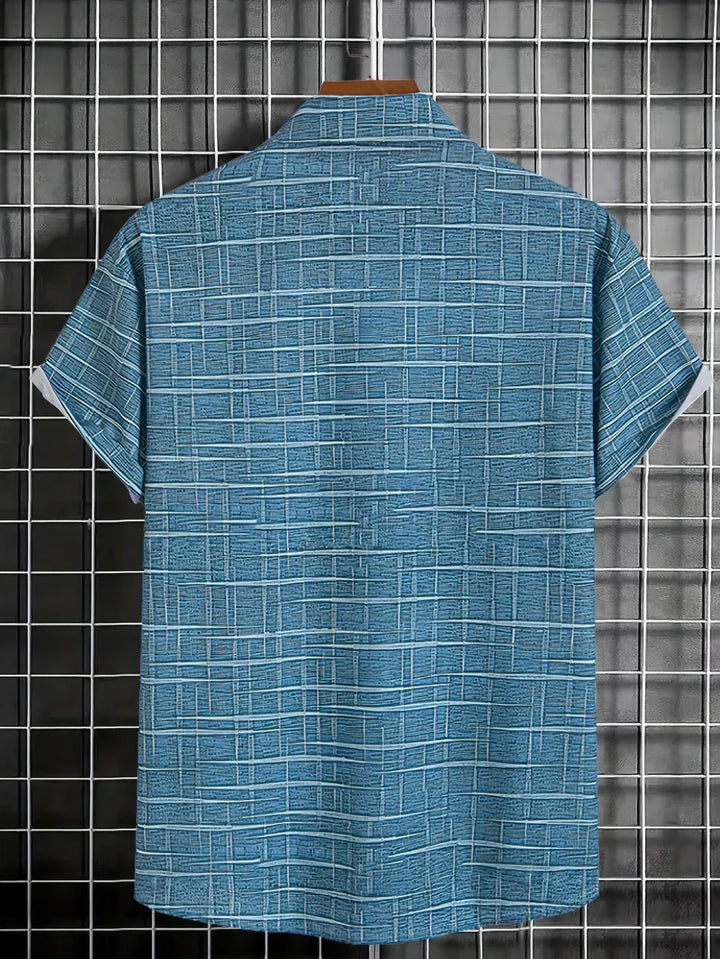 Lenoir™ | Elegant striped and checked shirt