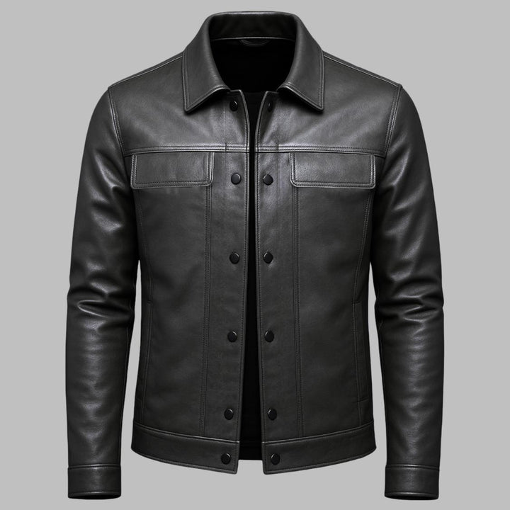 Stalen™ | Stylish Leather Spring Jacket