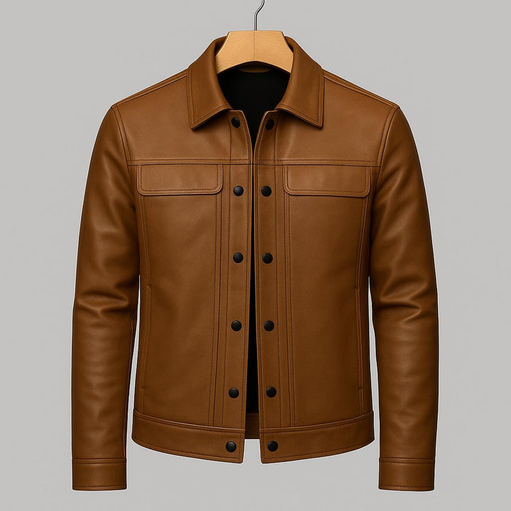 Stalen™ | Stylish Leather Spring Jacket
