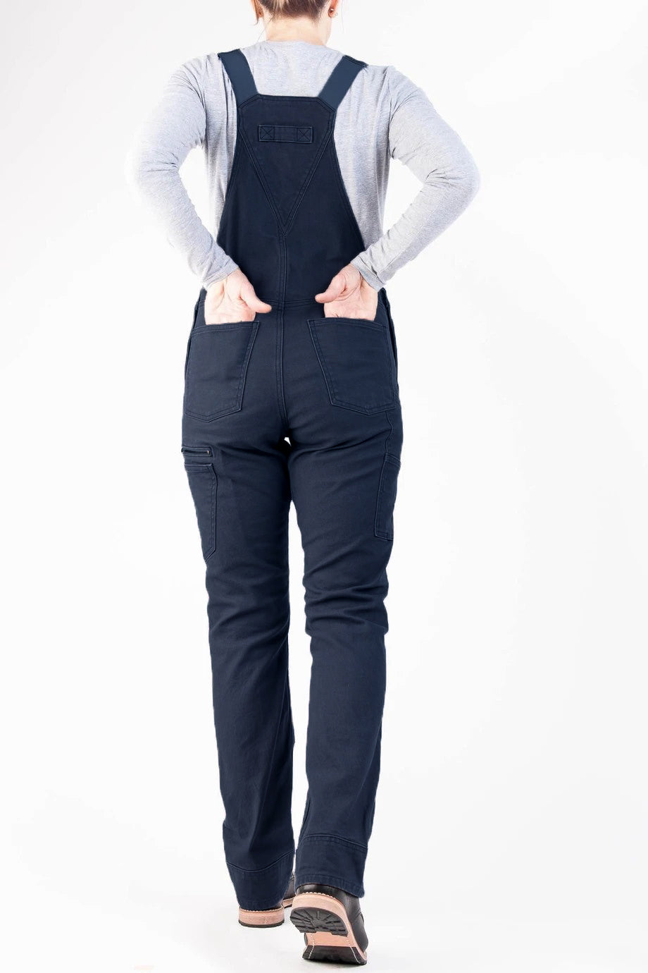 Stretch Canvas Work Dungarees for Women