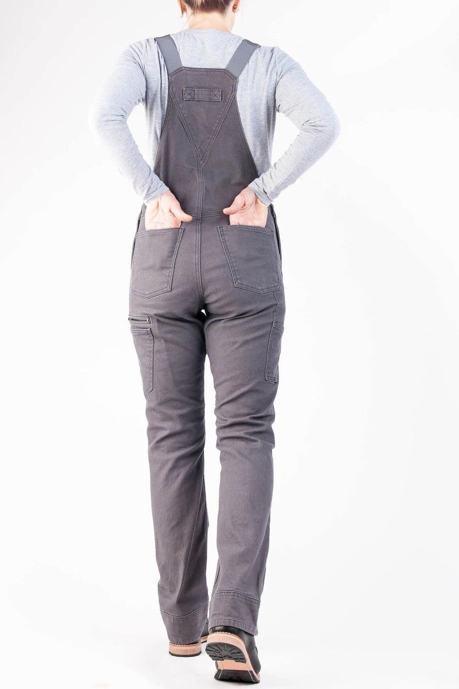 Stretch Canvas Work Dungarees for Women