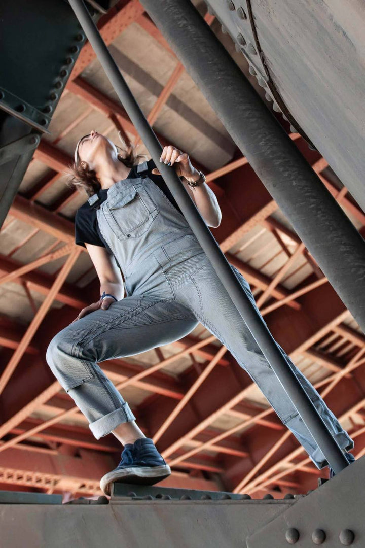 Stretch Canvas Work Dungarees for Women