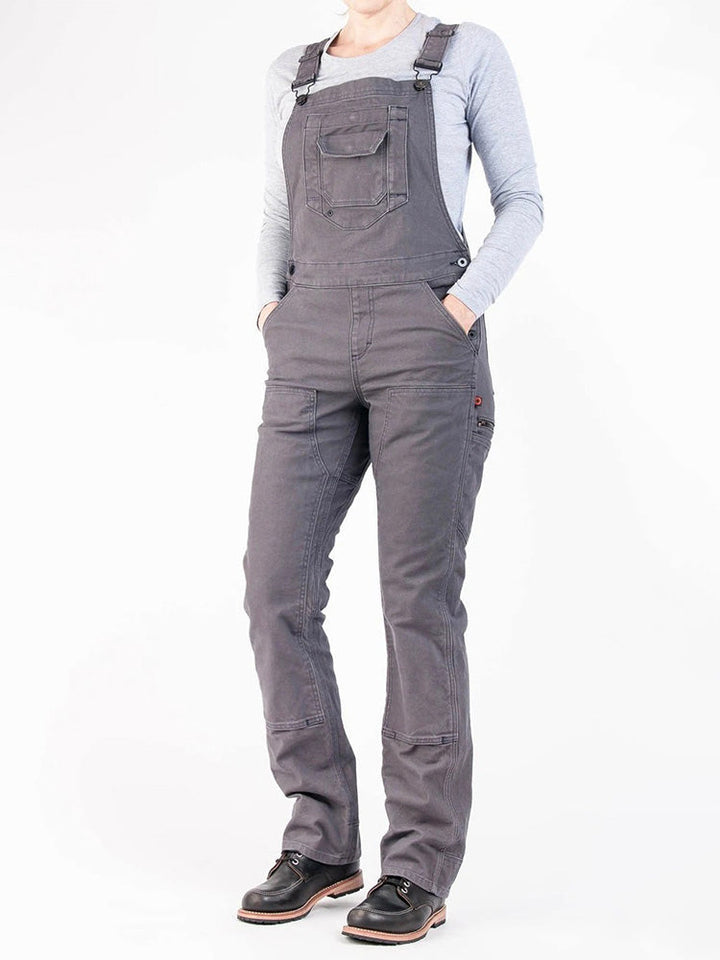 Stretch Canvas Work Dungarees for Women