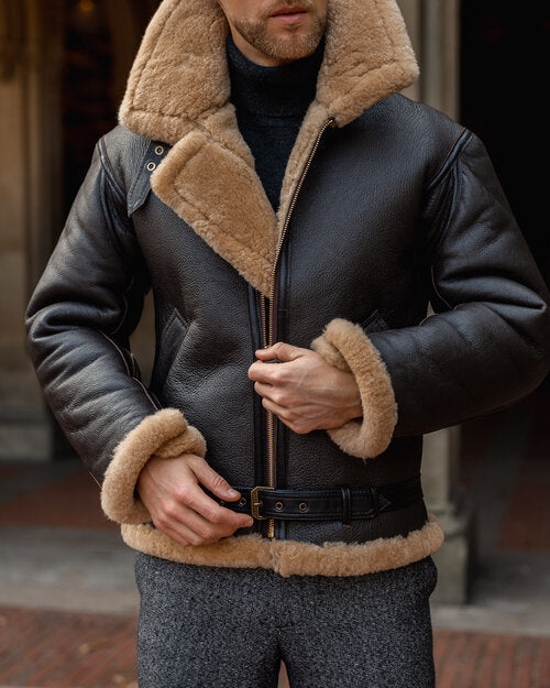 Harry | Aviator Fur Jacket