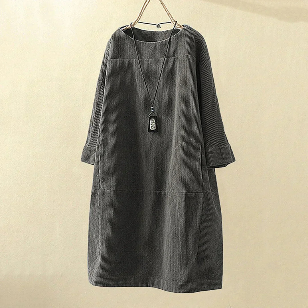 Veronica | Comfortable & Cozy Corduroy Dress