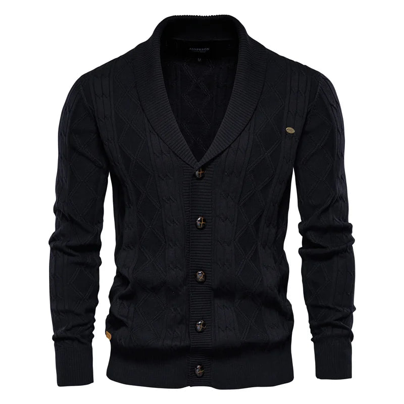 Adam | Men's Cardigan with Buttons