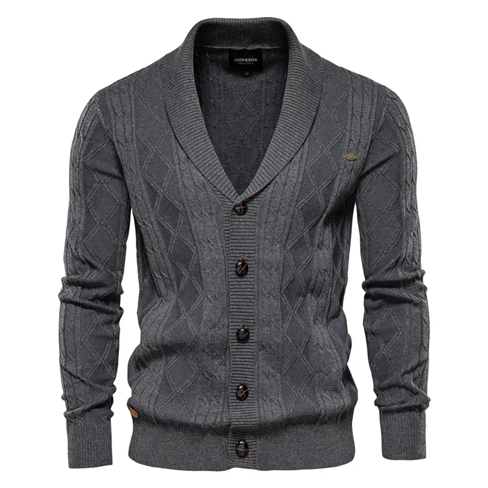 Adam | Men's Cardigan with Buttons