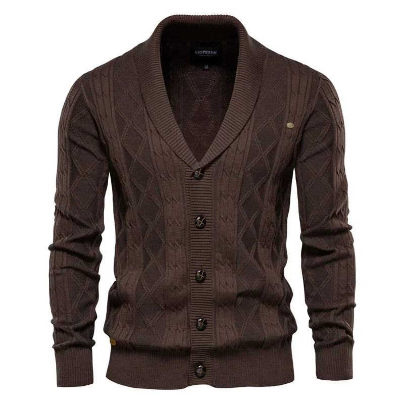 Adam | Men's Cardigan with Buttons