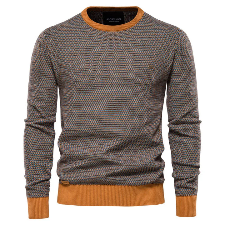 Wald | Men's Sweater with Check Pattern