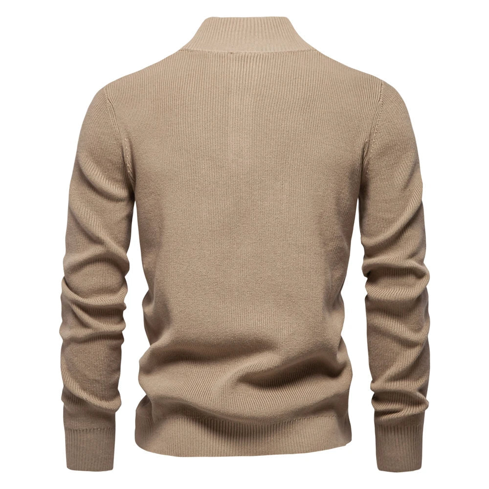 Abel | Men's Sweater with Button Design
