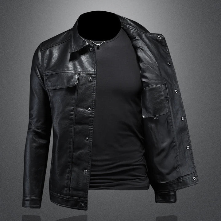 Stalen™ | Stylish Leather Spring Jacket