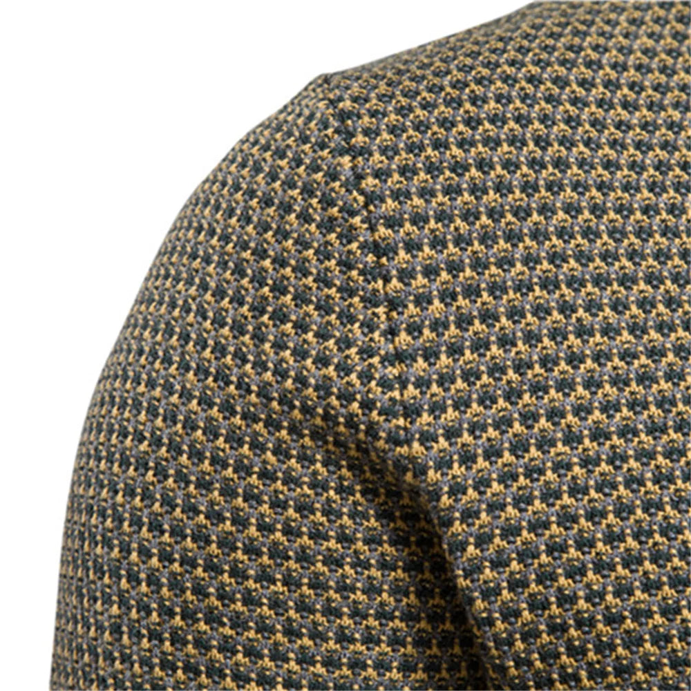 Wald | Men's Sweater with Check Pattern