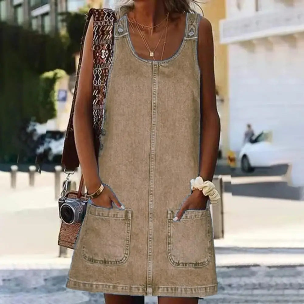 Vibeke™ | Loose Denim Dress