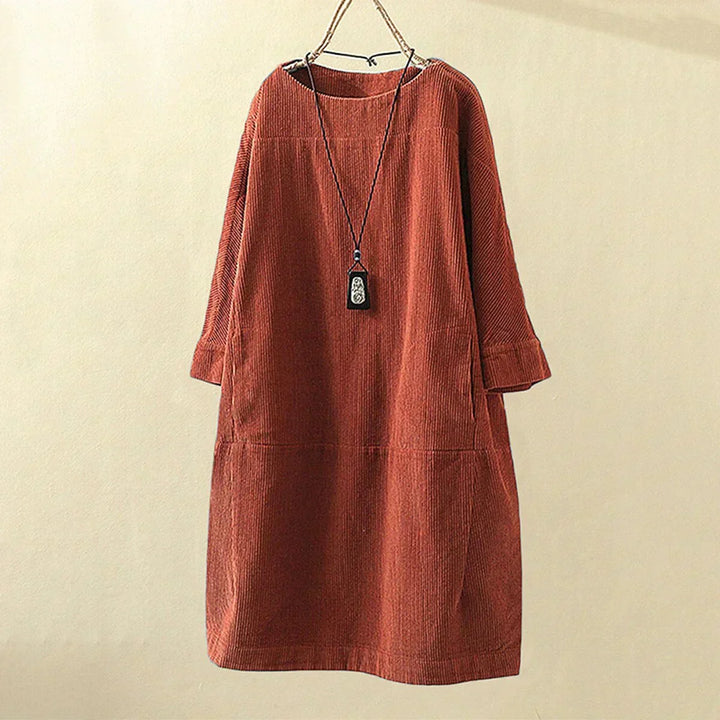 Veronica | Comfortable & Cozy Corduroy Dress