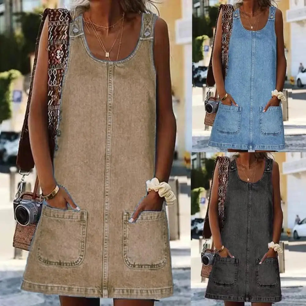 Vibeke™ | Loose Denim Dress