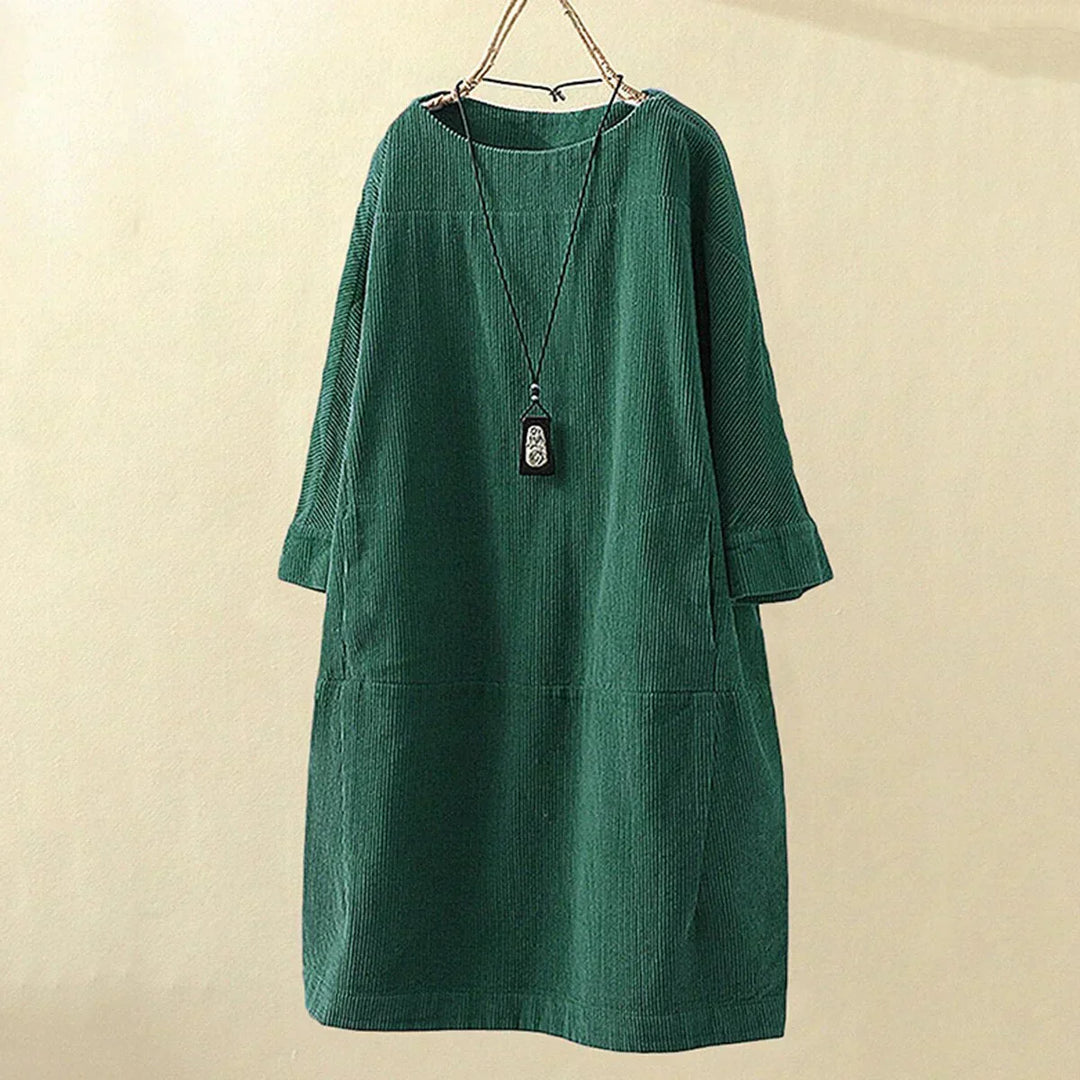 Veronica | Comfortable & Cozy Corduroy Dress