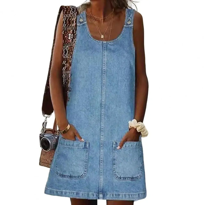 Vibeke™ | Loose Denim Dress