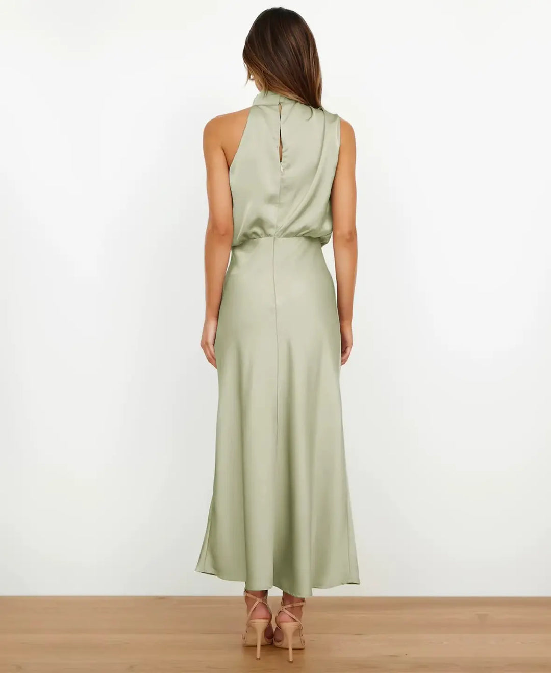 Solène™ | High Waist Midi Dress