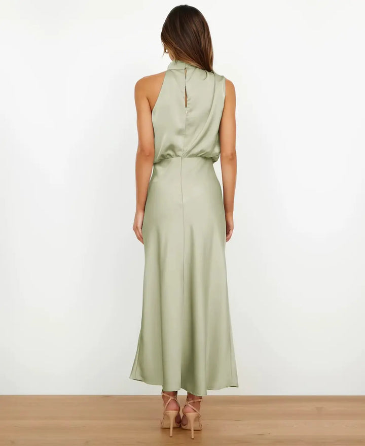 Solène™ | High Waist Midi Dress