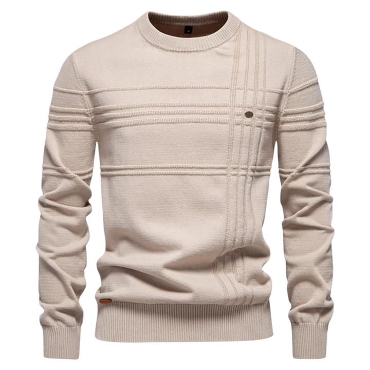 Tine | Men's Jumper with Check Design
