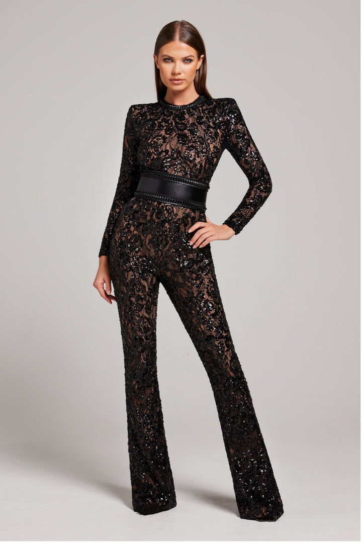 Solène™ | Chic Lace Jumpsuit