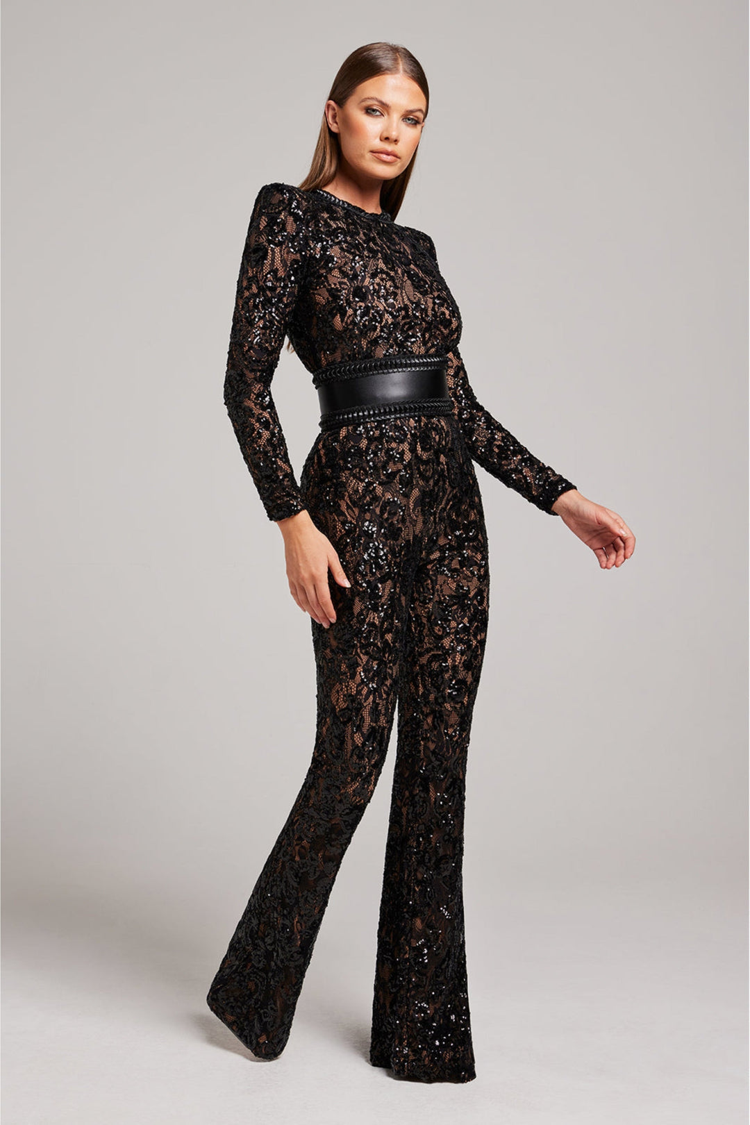 Solène™ | Chic Lace Jumpsuit