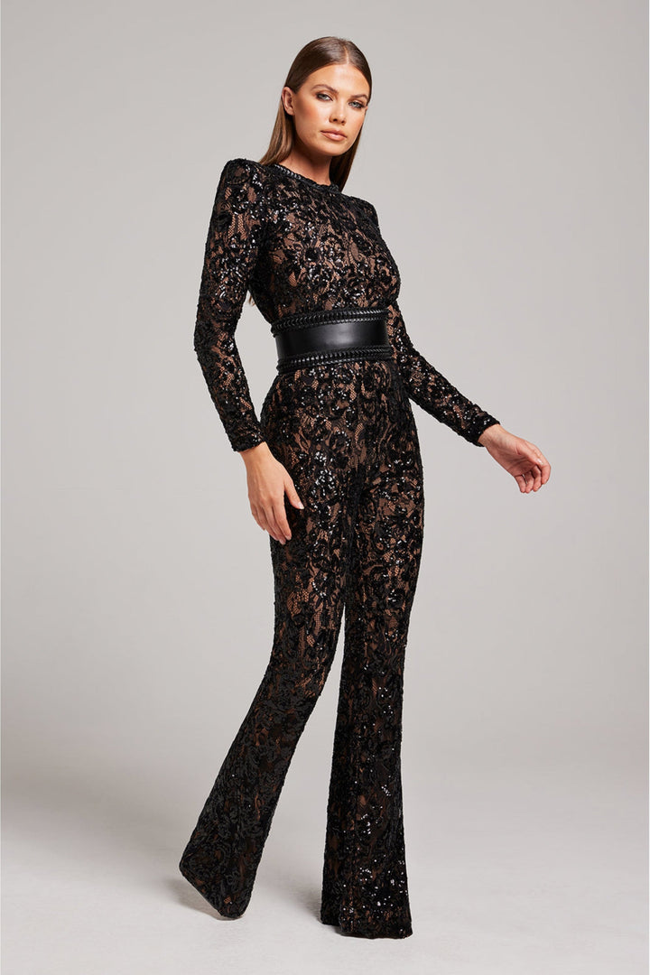 Solène™ | Chic Lace Jumpsuit