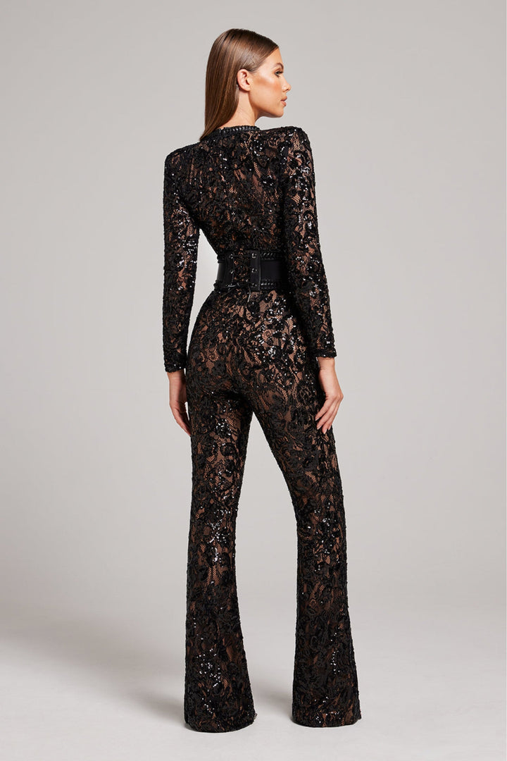 Solène™ | Chic Lace Jumpsuit