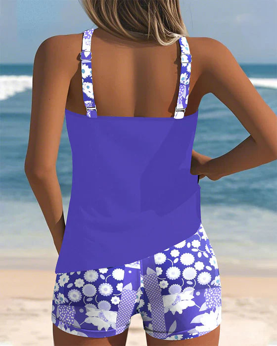 Yara - Sporty Swimsuit with Boxer | Last Day 80% Off!