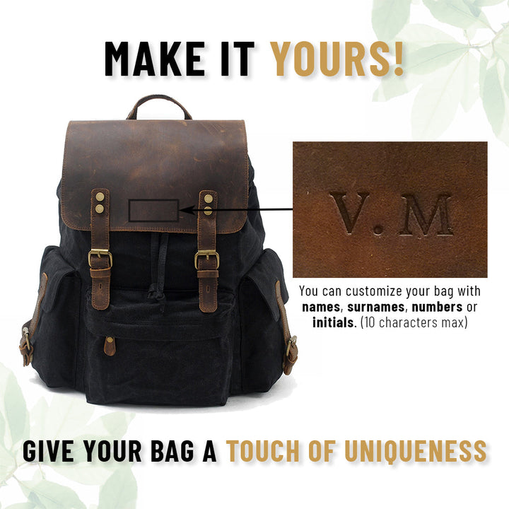 Waxed Canvas Rucksack | COPENHAGEN