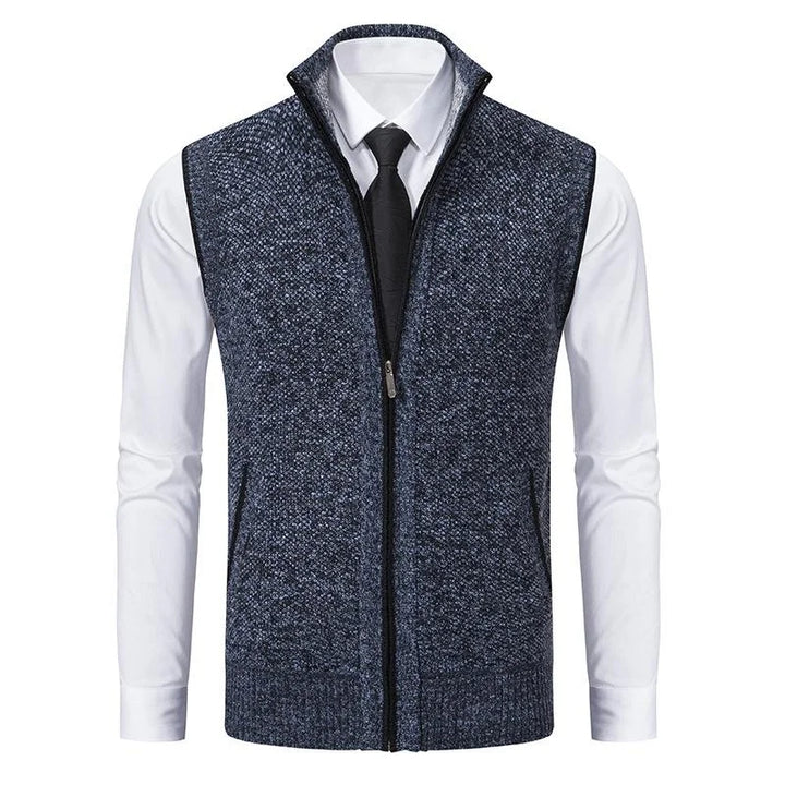 Bremer | Knitted Sleeveless Fleece Vest