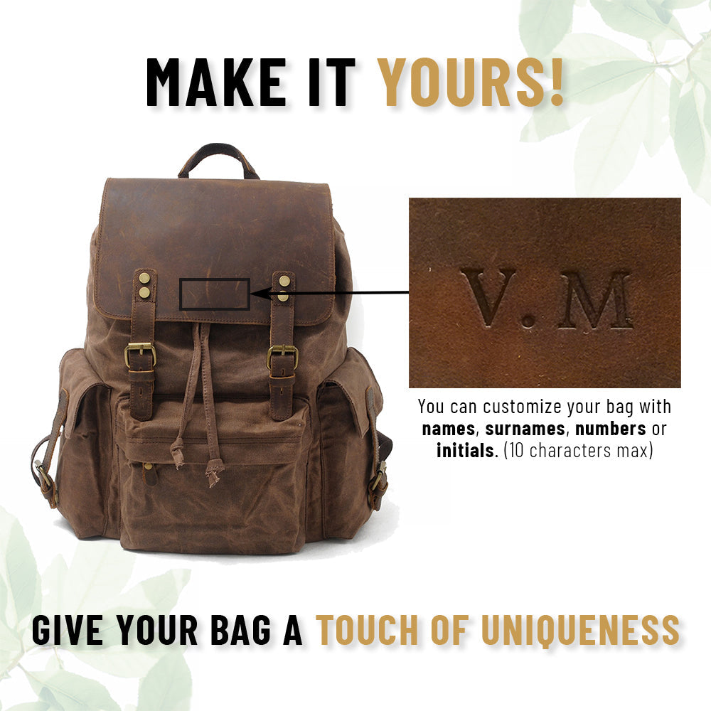 Waxed Canvas Rucksack | COPENHAGEN