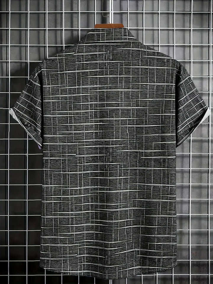 Lenoir™ | Elegant striped and checked shirt