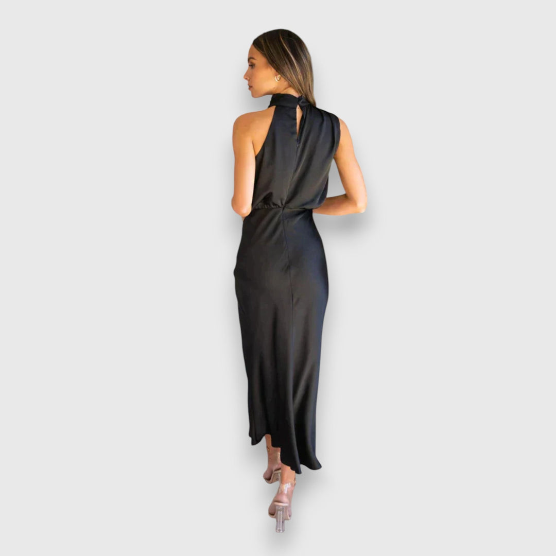 Zenaida™ | Elegant Satin Spring Dress
