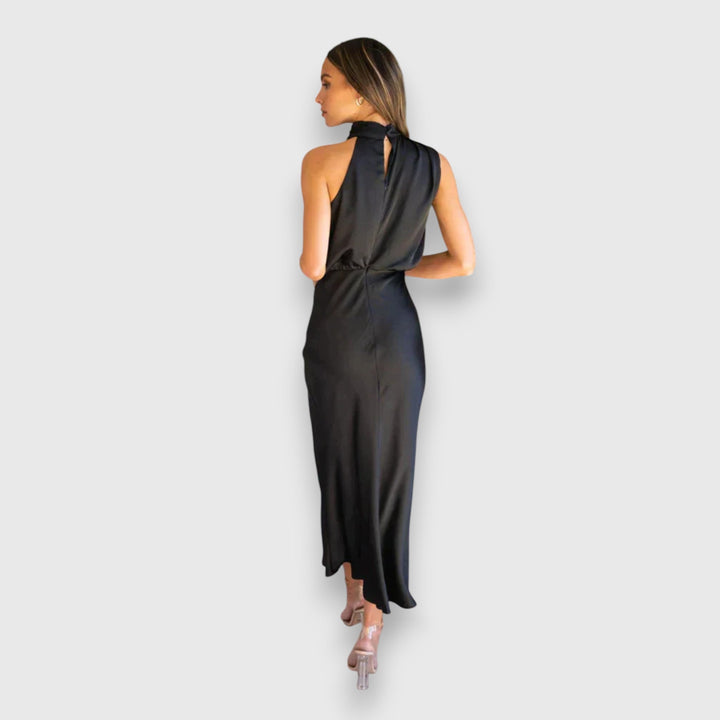 Zenaida™ | Elegant Satin Spring Dress